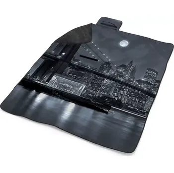 deka Sablio Plážová deka Noční New York 2: 200x140 cm