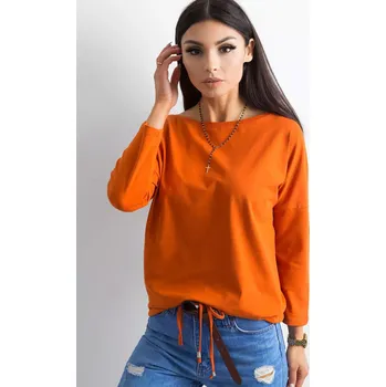 Dámská košile Halenka RV BZ 4691.44P tmavě oranžová XS