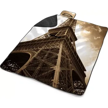deka Sablio Plážová deka Eiffelova věž 6: 200x140 cm
