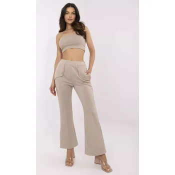 Dámské kalhoty Kalhoty DHJ SP 20518.12 béžové jedna velikost