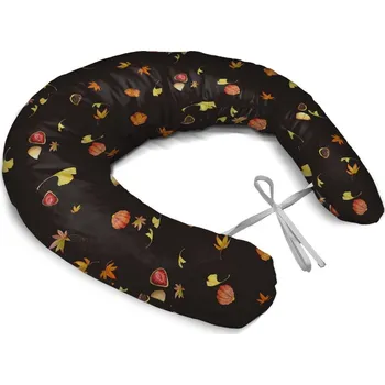 Kojící polštář Sablio Těhotenský polštář Podzim na černé