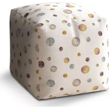 Taburet Sablio Taburet Cube Galaktické bubliny: 40x40x40 cm