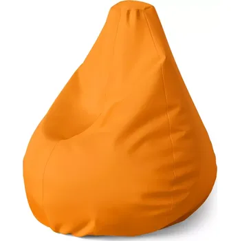 Sedací pytel Sedací vak Pear Oranžová - Sablio - 70 x 95 x 15 cm