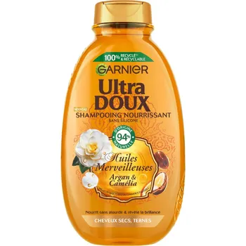 Kosmetika Garnier Ultra Doux Meraviglioso šampon s Olio di Argan a Camellia 300 ml
