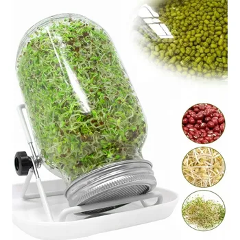 Sklenice Nakličovací Nádoba do sklenice - nádoba na pěstování klíčků, sada 750 ml