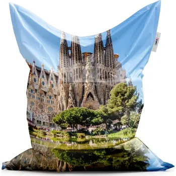 Sedací pytel Sedací vak Classic Barcelona Sagrada Familia - Sablio - 150x100 cm