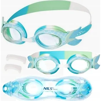 Plavecké brýle Dětské plavecké brýle Syrenka Junior do bazénu, modré, Anti-Fog UV