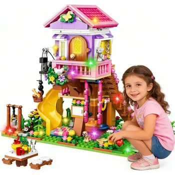 ostatní stavebnice 685 KČ STAVEBNICE DOMEK NA STROMĚ SADA KOSTEK SADA STAVEBNÍCH KOSTEK