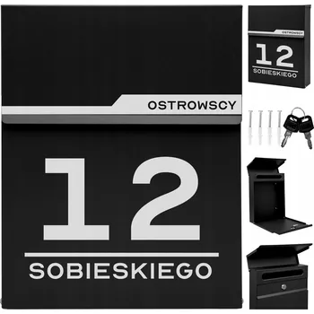 Poštovní schránka Poštovní schránka euroschránka, vhoz M-TEC černá