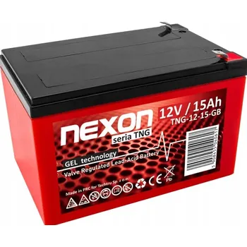 Motobaterie Gelový akumulátor Nexon TN-GEL-15 12V 15Ah - pro hluboké vybíjení