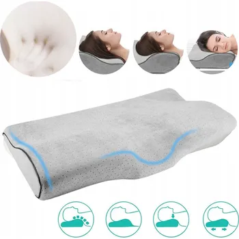 Polštář Ortopedický polštář z paměťové pěny, ergonomický
