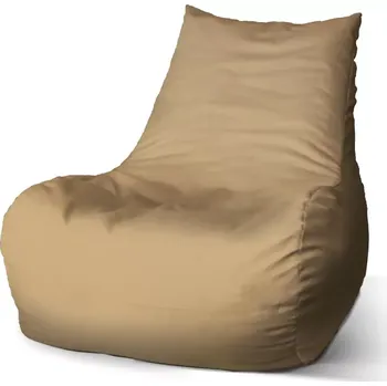 Sedací pytel Sedací vak Bean Béžová - Sablio - 60 x 70 x 70 cm