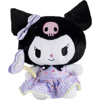 plyšák VELKÝ PLYŠOVÝ MEDVÍDEK BAJKA HELLO KITTY KUROMI LÍZÁTKO SE SRDCEM PLYŠOVÁ HRAČKA - 85 CM