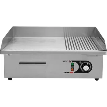 Kuchyňský gril Grilovací deska drážka/hladká 3000W 550mm