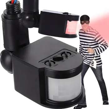 Pohybové čidlo Pohybový senzor Retoo černý