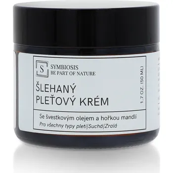 Pleťový krém Symbiosis Šlehaný pleťový krém se švestkovým olejem
