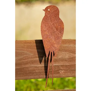 Zahradní dekorace Corgarden Zahradní dekorace VLAŠTOVKA 1 1044 20 x 5 cm Corten