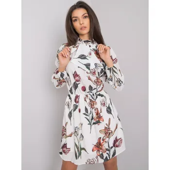 Dámské šaty Šaty RO SK E01.49P bílá zelená XL