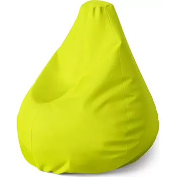 Sedací pytel Sedací vak Pear Citrónová - Sablio - 70 x 95 x 15 cm