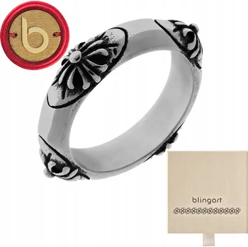 Prsten Pánský prsten pečetní KRUH Templářský KŘÍŽ ocel chirurgická 316L vikingové