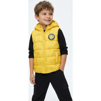 Chlapecká bunda Sinsay - Prošívaná puffer vesta s kapucí Pokemon - žlutá - 694GW-11X - 694GW-11X-128