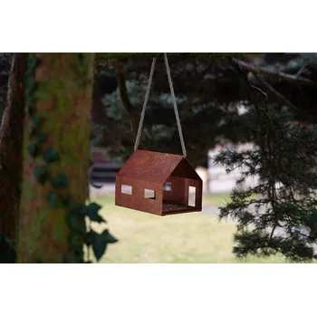 Krmítko pro ptáka Corgarden Ptačí krmítko CASA 1040 30 x 21 x 23 cm Corten