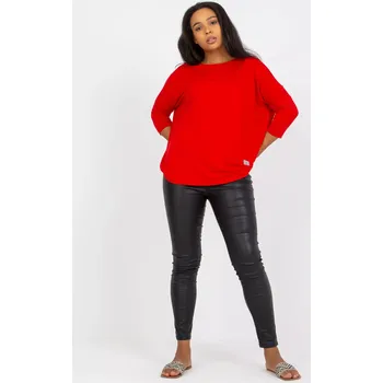 Dámská košile Halenka RV BZ 3770.92 tmavě červená jedna velikost