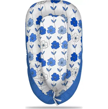 Hnízdečko pro miminko Sablio Hnízdečko pro miminko Modré květiny