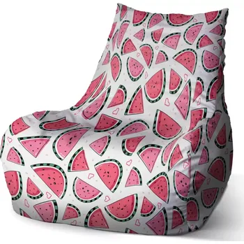 Sedací pytel Sedací vak Bean Vodní meloun - Sablio - 60 x 70 x 70 cm