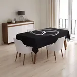 Ubrus Logo 2 Černá - Sablio - 130x170 cm