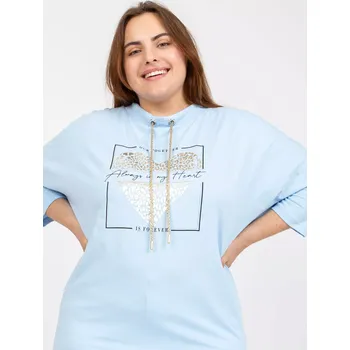 Dámská košile Halenka RV BZ 7485.13P světle modrá jedna velikost