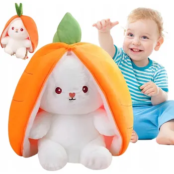 plyšák PLYŠOVÁ HRAČKA KRÁLÍK V MRKVI KRÁLÍČEK ZAJÍČEK PLYŠÁK 25 CM DÁREK PRO DĚTI