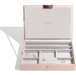 Šperkovnice na bižuterii růžová Classic Stackers