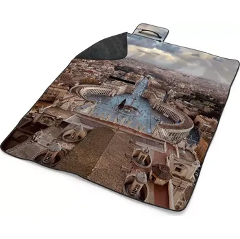 deka Sablio Plážová deka Řím Vatikán Svatopetrské náměstí: 200x140 cm