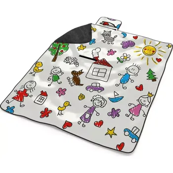 deka Sablio Plážová deka Malování 2: 200x140 cm