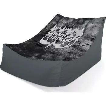 Sedací pytel Sedací vak Lounge Stranger Things White - Sablio - 80 x 95 x 50 cm