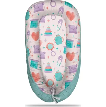 Hnízdečko pro miminko Sablio Hnízdečko pro miminko Chrastítko a čepičky