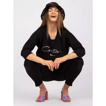 Dámská košile Halenka RV BZ 7767.99 černá S/M