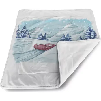 Dětská deka Sablio Dětská deka pro miminko Pohádková zima - 80x100 cm