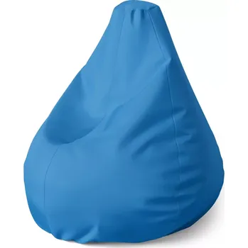 Sedací pytel Sedací vak Pear Modrá - Sablio - 70 x 95 x 15 cm