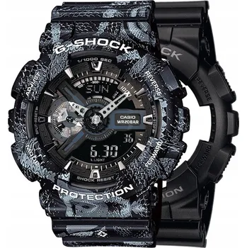 Hodinky Hodinky Casio G-Shock SET GA-110-1BER + BEZEL 10520052 + PASEK 10520049 20B