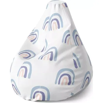 Sedací pytel Sedací vak Pear Duha - Sablio - 70 x 95 x 15 cm