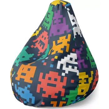 Sedací pytel Sedací vak Pear Videohra 3 - Sablio - 70 x 95 x 15 cm