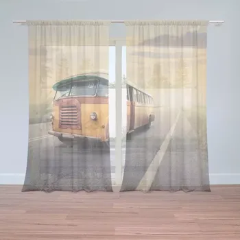 Záclona Sablio Záclony Autobus veterán: 2 ks - 150x250 cm - Sablio