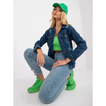 Dámský kabát Dámská bunda RO KR CKT 4006 tmavě modrá XS