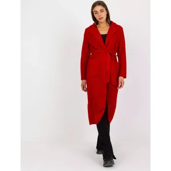 Dámský kabát Kabát TW CZ BI 5220.63 tmavě červená jedna velikost