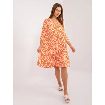Dámské šaty Šaty D73771M30214K oranžová M
