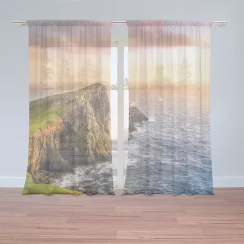 Záclona Sablio Záclony Skalnaté pobřeží: 2 ks - 150x250 cm - Sablio