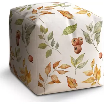 Taburet Sablio Taburet Cube Barvy podzimu: 40x40x40 cm