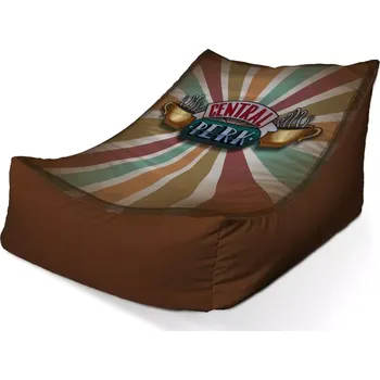 Sedací pytel Sablio Sedací vak Lounge Seriál přátelé CENTRAL PERK Abstrakce - 80 x 95 x 50 cm